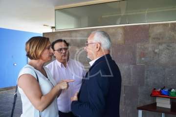 Miembros de la familia de Tito Galván mantuvieron este lunes un encuentro con directora general de Emergencias, alcaldesa y concejal de Seguridad (Foto TA)